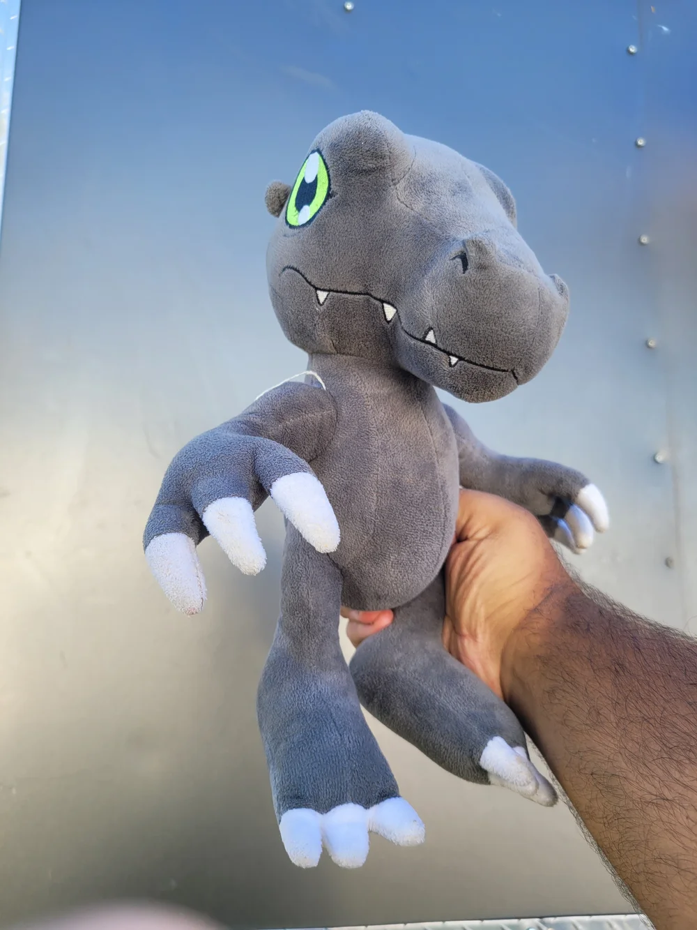 BLACK AGUMON - Digimon 12 In (Digital Monsters) Stuffed Plushie  Worn Tag